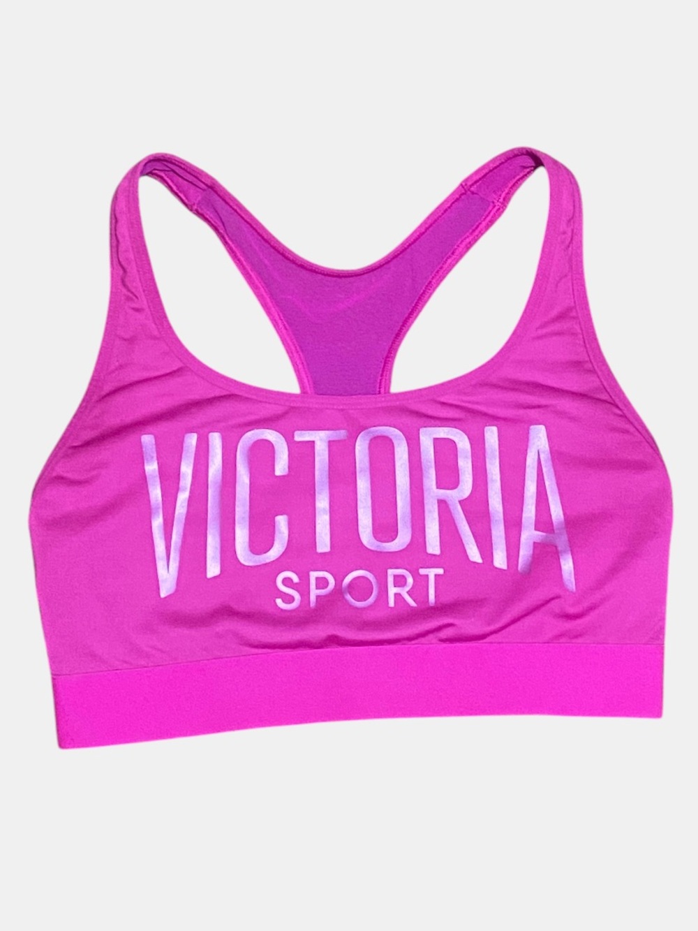 Victoria's Secret Bright Pink Racerback Sports Bra S